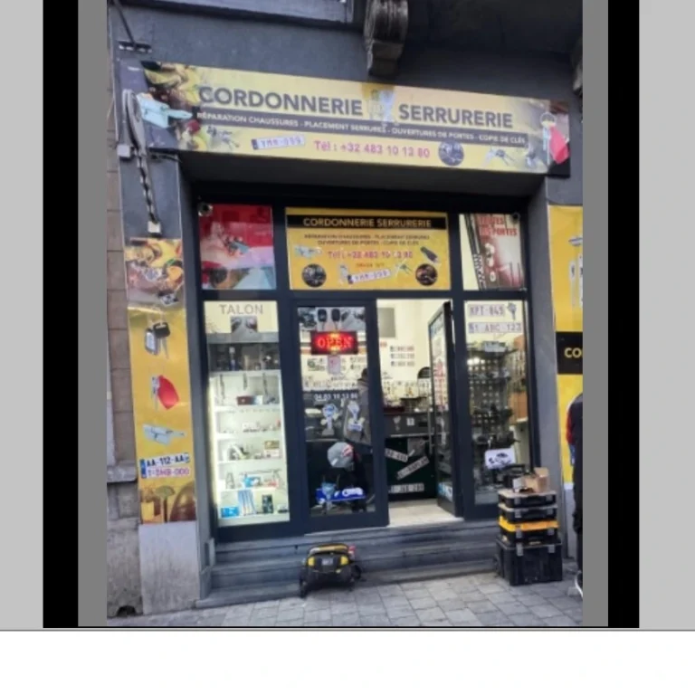 serrurier urgence bruxelles le boutique de Clé de Nord